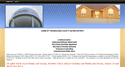 Desktop Screenshot of brackencountywaterdistrict.com